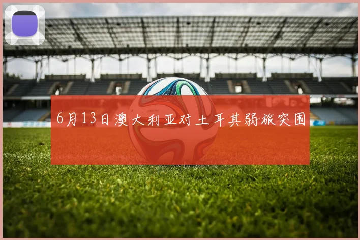 6月13日澳大利亚对土耳其弱旅突围